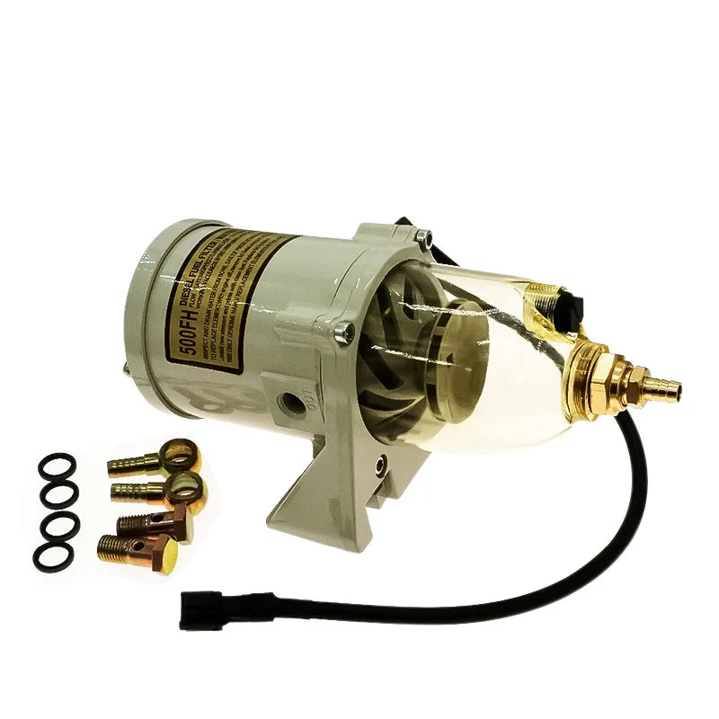 500FG Fuel water separator filter with heater  ( 12V,24V)  diesel engine and  2010PM filter+FREE SHIPPING