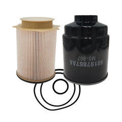 68197867AA 68157291AA Diesel Fuel Filter Kit  RAM Fuel Water Separator Included O-ring FS53000 Fuel Filter 68065608AA