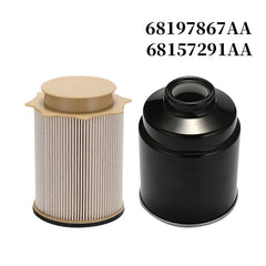 68197867AA 68157291AA Diesel Fuel Filter Kit  RAM Fuel Water Separator Included O-ring FS53000 Fuel Filter 68065608AA