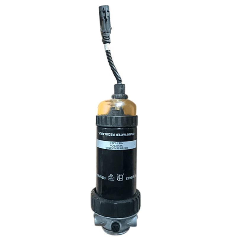 Fuel Filter Assembly With 24V 12V Electronic Pump RE529643 Diesel Engine Fuel Water Separator 12V 24V For JOHN DEERE