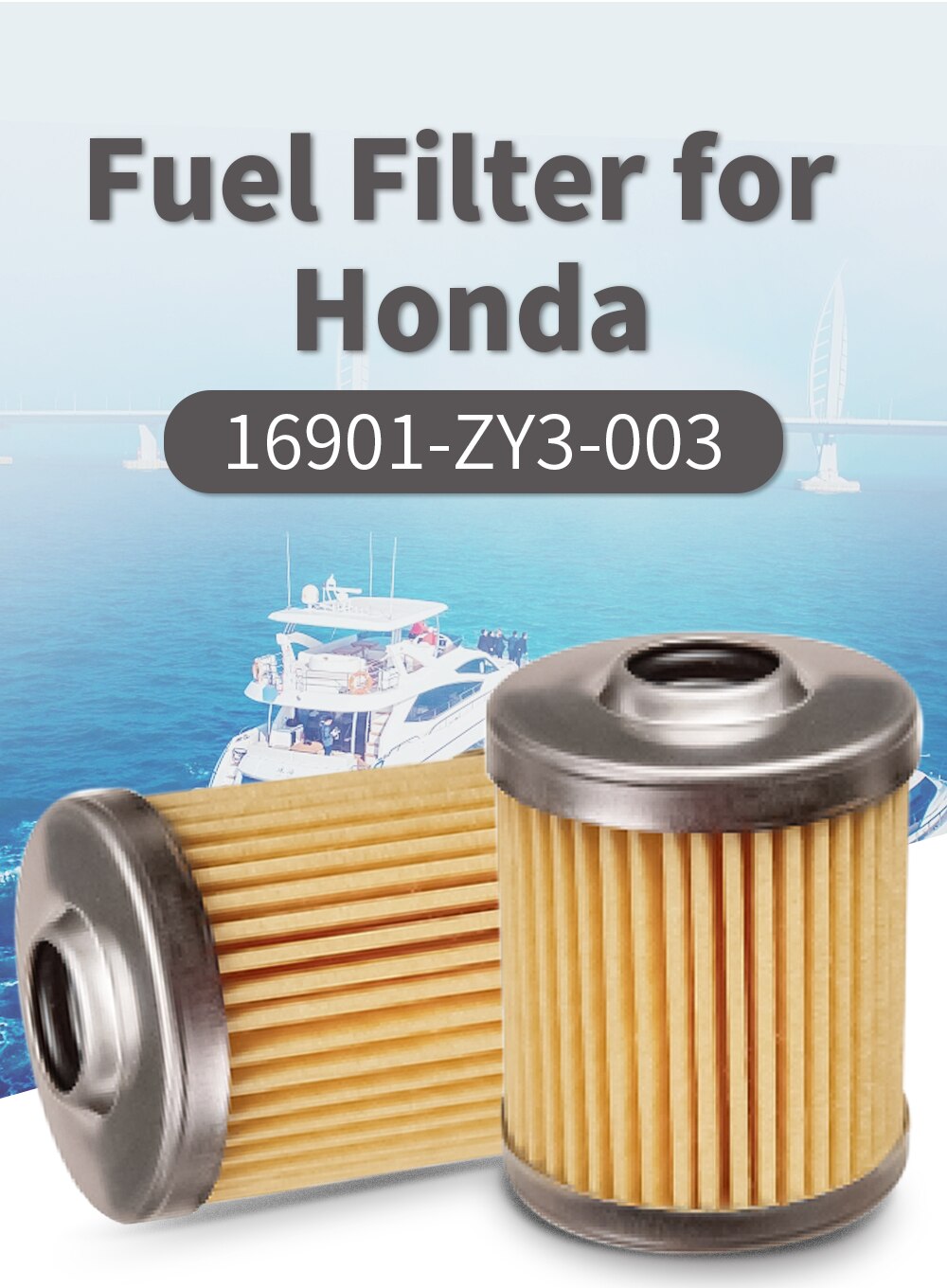 Fuel Filter for Honda 16901-ZY3-003 BF 115 130 135 150 175 200 225 Outboard
