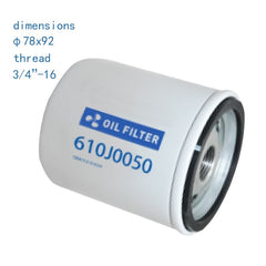Spare Parts for Trucks 610J0050 Oil Filter