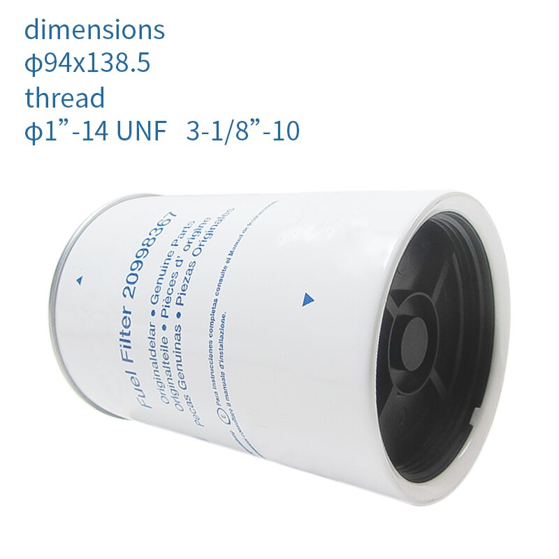 Spare Parts for Volvo Trucks VOE 20998346 20514654 20480593 20998367 20386080 Fuel filter